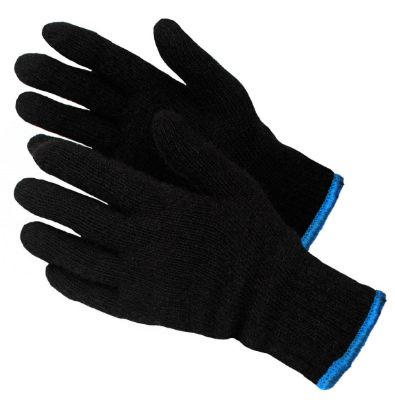 Перчатки 10кл. полушерстяные двойные