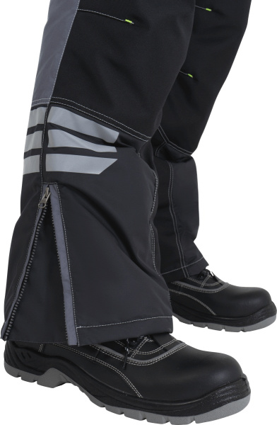 Полукомбинезон ЭДВАНС зимний (серый/т.серый/черный)