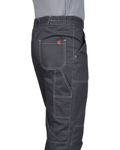 Брюки СИРИУС-ФАВОРИТ-ЛЮКС (т.серый/серый)