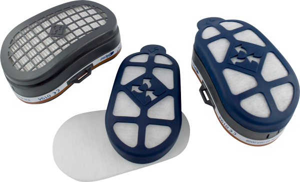 Набор 10 предфильтров и 2 держателя для полумасок Elipse A1P3