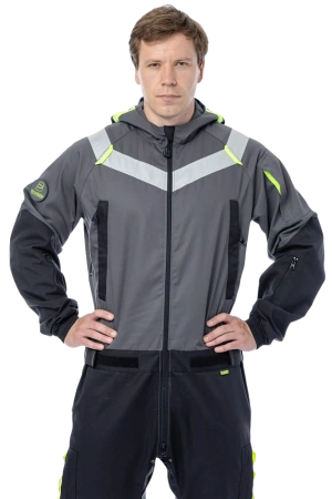 Комбинезон BRODEKS KS 503 (серый/черный)