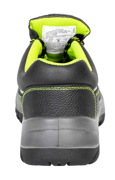 Полуботинки СПЕЦ ПУ/ПУ (черный/салатовый)