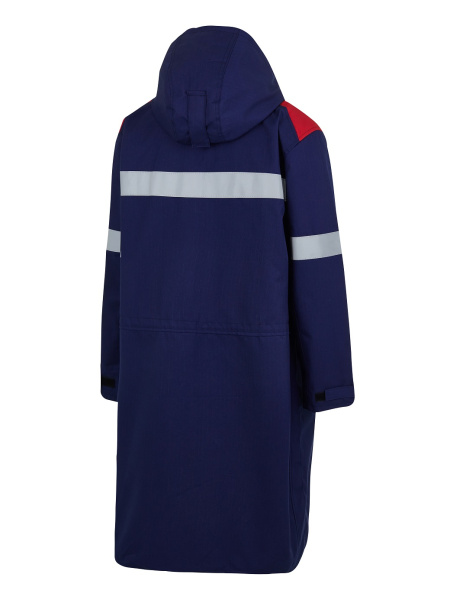 Плащ ЭНЕРГИЯ АРАМИД АПВУ-3 молнии с СОП 30,9 кал.см.кв (синий/красный)