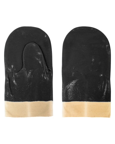 Рукавицы КР+НБМС нефтемаслостойкие (черный)