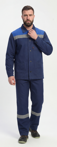 Костюм ЗЕНК-1 СОП с БР (т.синий/васильковый)