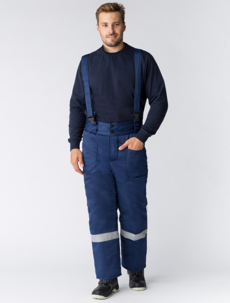 Костюм Т-УЛЬТРА-1 СОП зимний с БР (т.синий/васильковый)