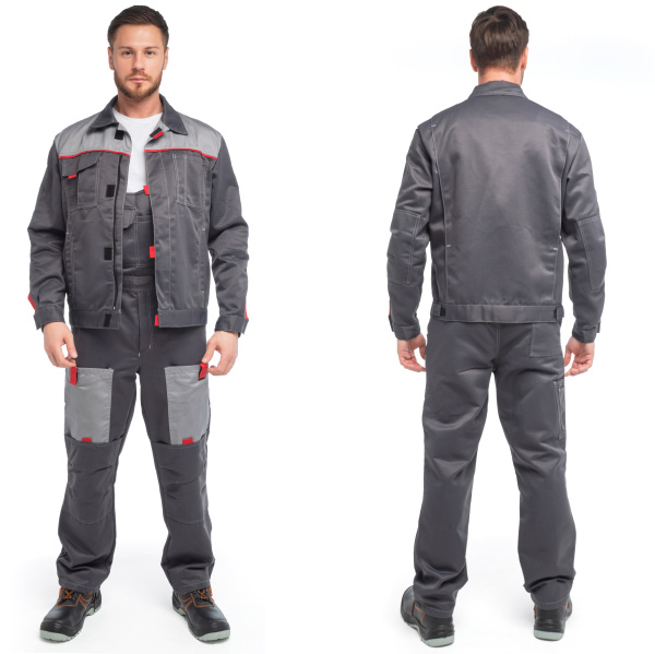 Костюм ФАВОРИТ-2 с ПК (т.серый)