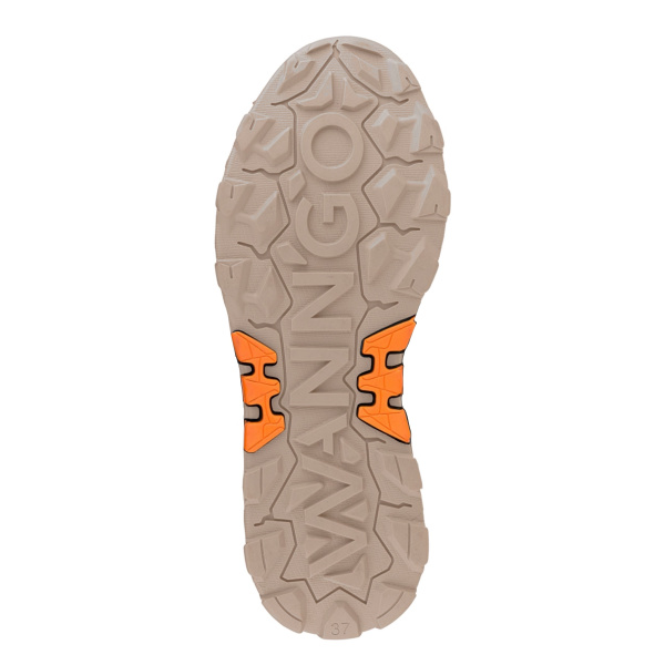 Ботинки ЛИДЕР WG9-09-MTT-2 ПУ-Резина женские (бежевый)