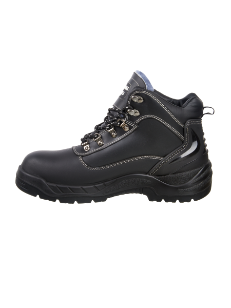 Ботинки STRONG NITRO нат. мех с КП и КС (черный/серый)