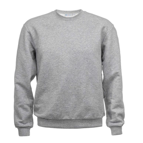 Толстовка REDFORT 355 петля-диагональ (серый меланж)