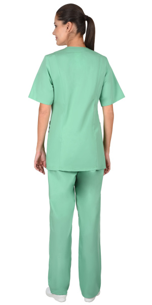 Костюм СИРИУС-ЖЕНЕВА женский (светлая мята/т.зелёный)