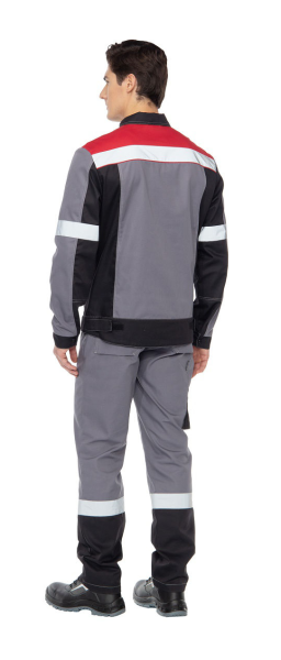 Костюм ВИВАТ с ПК (серый/черный/красный)