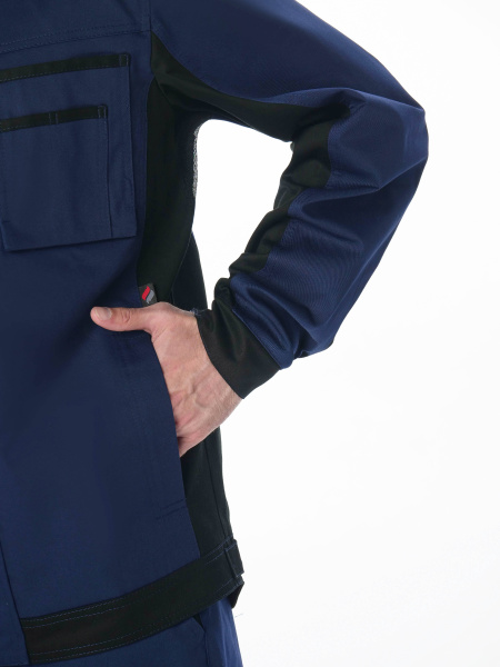 Костюм МИЛАН с БР (т.синий/черный)