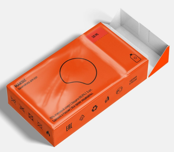 Гель SANITIZER E 70% для рук антибактериальный 100 мл