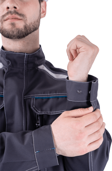 Куртка ТУРБО SAFETY (т.серый/чёрный)