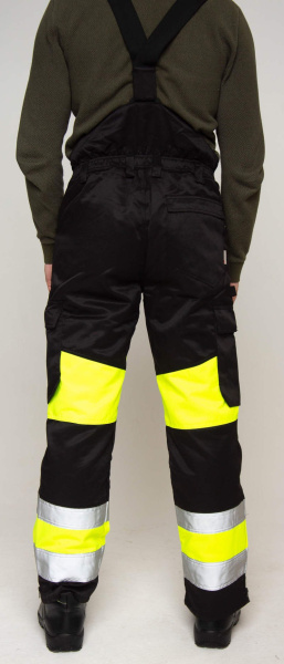 Зимние сигнальные брюки на подтяжках Dimex 6360