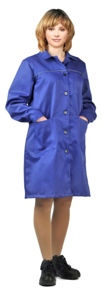 Халат ВАЛЕНТ женский (васильковый)