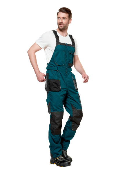 Полукомбинезон СНЕЙК (т.бирюзовый/черный)