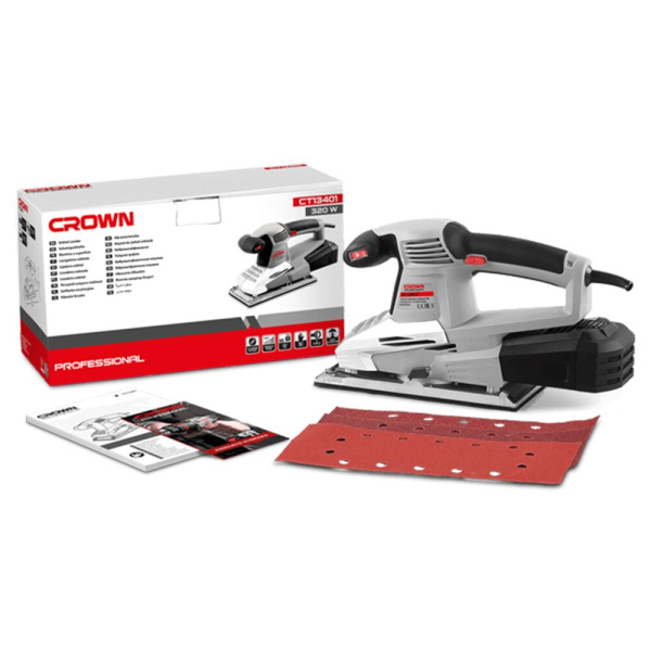 Плоскошлифовальная машина CROWN CT13401 320Вт 12000об/мин