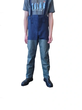 Костюм сварщика ОНИКС СОП 3 кл.защиты с силикон.накладками с БР (т.синий)