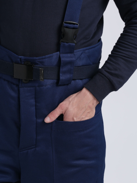 Костюм Т-УЛЬТРА СОП зимний с БР (т.синий/лимонный)