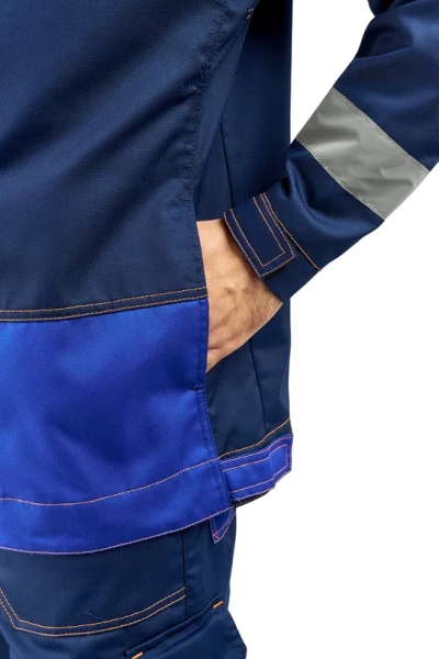 Костюм НАВИГАТОР с БР (т.синий/василек)