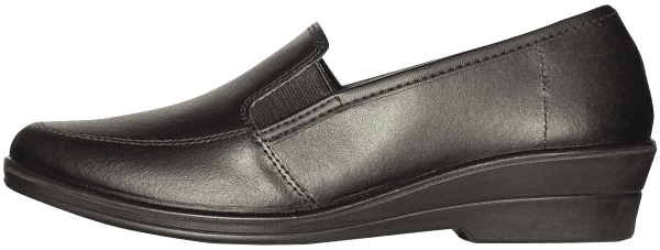 Туфли АЛМИ ПУ женские кожаные (черные)