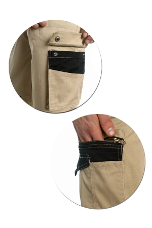 Полукомбинезон FORT W (бежевый/черный)