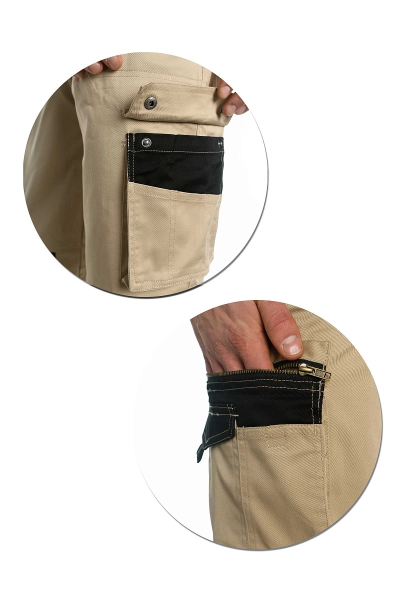 Полукомбинезон FORT W (бежевый/черный)