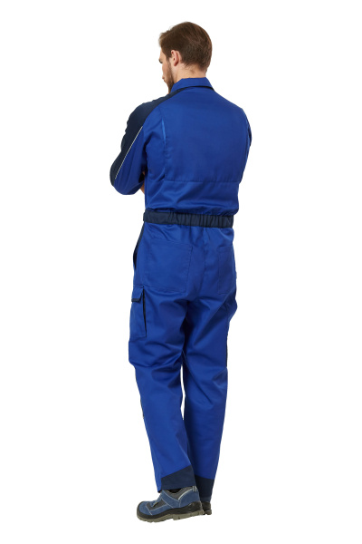 Комбинезон МЕГАПОЛИС (василек/т.синий)