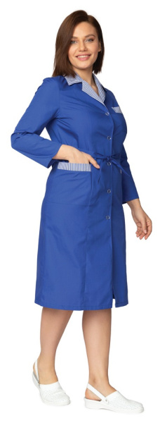 Халат ХОЗЯЮШКА женский (василёк)