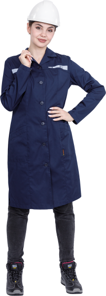 Халат ОПЕРАТОР женский (т.синий)