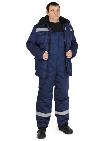 Костюм МАСТЕР ПЛЮС СОП зимний с ПК (т.синий)