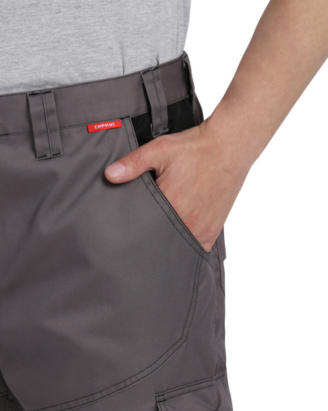 Брюки ЦИТРИН (серый/черный)