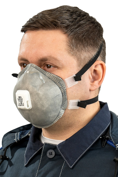 Полумаска MFA D-267V-AC фильтрующая с клапаном выдоха