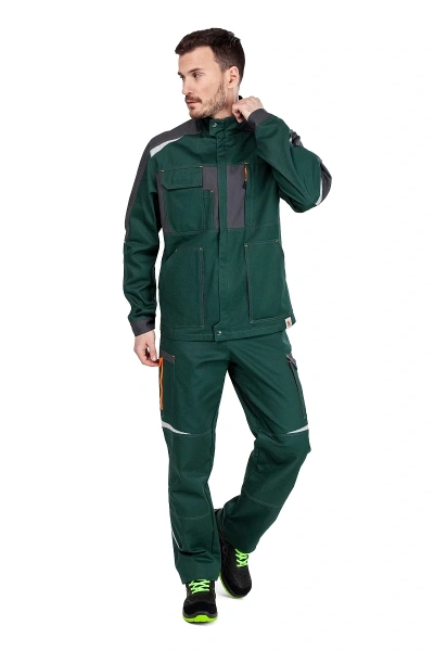 Куртка АЛАТАУ NEW (зеленый/серый)