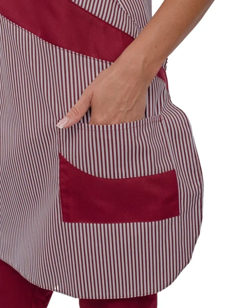 Комплект СОФИЯ женский с БР (белый/бордовый)