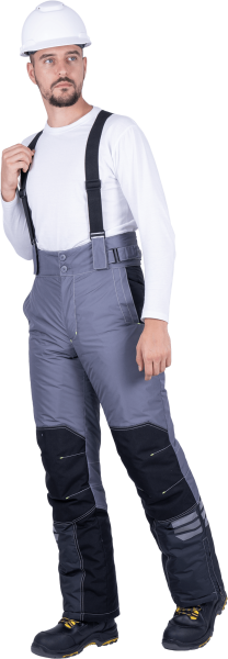 Брюки ЭДВАНС зимние (серый/т.серый/черный)