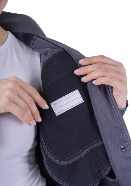 Куртка ТУРБО SAFETY женская (серый/т.серый)