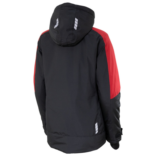 Куртка BRODEKS KW 208 женская зимняя (черный/красный)