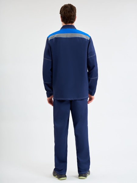 Костюм ТЕХНИК с БР (т.синий/васильковый)