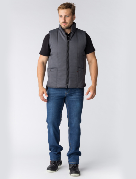 Жилет УНИВЕРСАЛЬНЫЙ зимний (т.серый)