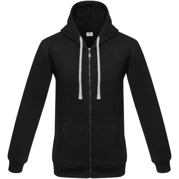 Толстовка UNIT SIVERGA HEAVY на молнии с капюшоном (черный)