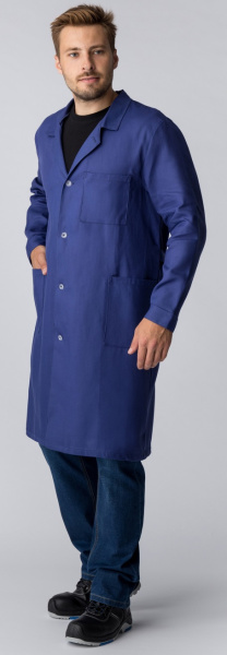 Халат диагональ (т.синий)