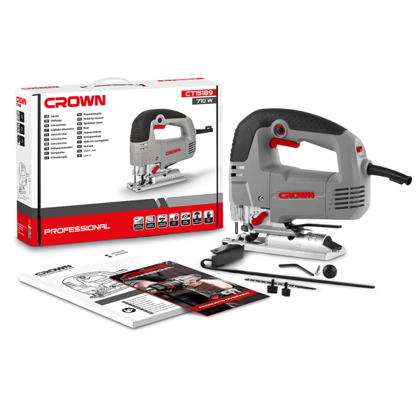 Лобзик CROWN CT15189 710Вт 700-3000об/мин 26мм