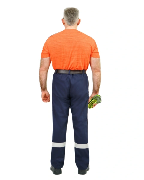 Костюм сварщика ОНИКС СОП 1 кл.защиты с БР (т.синий/красный)