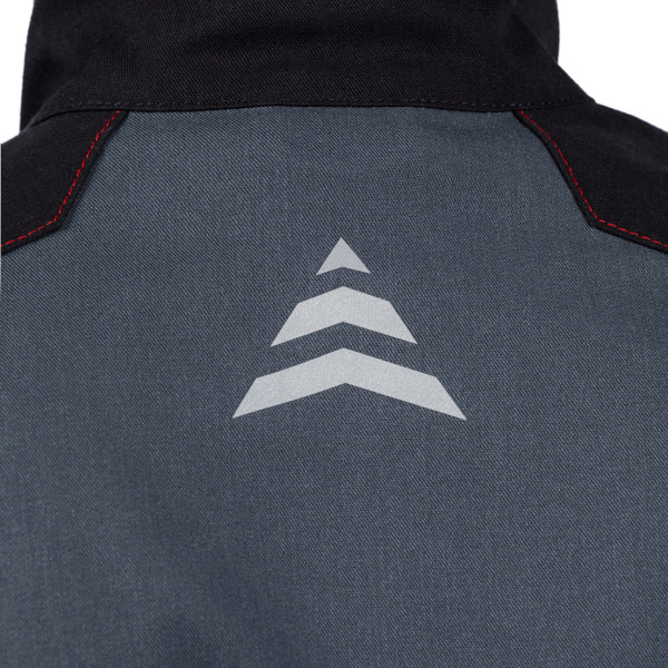 Куртка РЕЙН (т.серый/черный/красный)