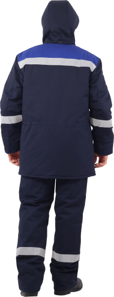 Костюм АНТИСТАТ зимний с ПК (т.синий/василёк)