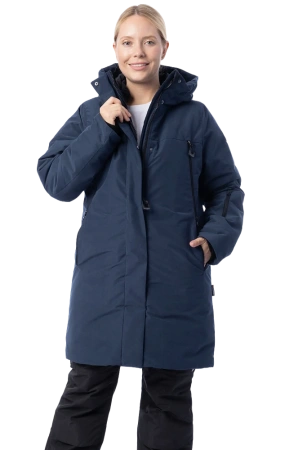 Куртка-парка BRODEKS KW 258 женская зимняя (синий)