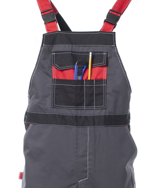 Костюм ФОРМУЛА с СОП с ПК (т.серый/красный/черный)